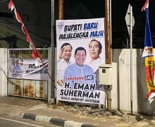 Baliho Eman Suherman Bersama Jokowi-Prabowo Menjamur di Majalengka, Begini Kata Pengamat - JPNN.com