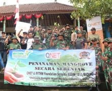 Kodim 1611/Badung Bali & QNET Terus Tingkatkan Jumlah Bakau Produktif di Ngurah Rai - JPNN.com