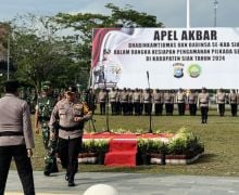 Perdana di Indonesia, Polres Siak Gelar Apel Akbar Bhabinkamtibmas & Babinsa Jelang Pilkada - JPNN.com