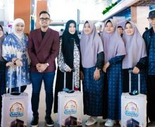 Mitra MS GLOW Beauty Terharu Diberangkatkan ke Tanah Suci - JPNN.com