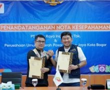 Dorong Digitalisasi Transaksi Pedagang, Bank Raya Gandeng Perumda Pasar Pakuan Jaya - JPNN.com