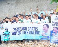 Relawan Mas Gibran Berbagi Sembako & Sediakan Layanan Cukur Gratis untuk Driver Ojol - JPNN.com