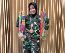 Serka Dini Mitasari, Srikandi Atlet Sepak Takraw Berbaju Loreng - JPNN.com