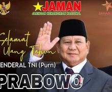 Prabowo Subianto Ulang Tahun, JAMAN: Selamat Memperjuangkan Kemandirian Nasional - JPNN.com