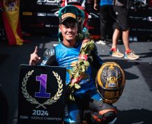 Pembalap Bantul Aldi Satya Rebut Gelar Juara Dunia WorldSSP300 2024, Selamat! - JPNN.com