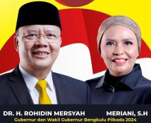 Survei Terbaru Pilgub Bengkulu 2024, Rohidin-Meriani Unggul Telak dari Helmi-Mian - JPNN.com