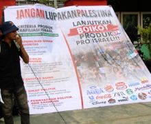 Aksi Solidaritas Palestina, Mahasiswa Serukan Boikot Produk Terafiliasi Israel - JPNN.com