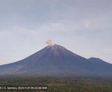 Masih Berstatus Waspada, Gunung Semeru Erupsi Lagi dengan Letusan Setinggi 800 meter - JPNN.com