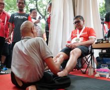 BMI Beri Layanan Refleksi Gratis di Soekarno Run 2025, Hasto Ikut Merasakan - JPNN.com