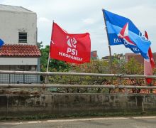 Bendera PSI Perorangan Berkibar di Sejumlah Ruas Jalan Jakarta - JPNN.com