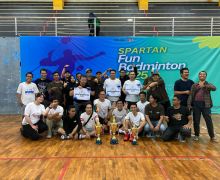 Perkuat Solidaritas, Pokja Wartawan Jaksel Gelar Spartan Fun Badminton 2025 - JPNN.com