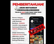 Akun IG Dibajak & Digunakan untuk Menipu Pelanggan Bukber, Roemah Bamboe Lapor Polisi - JPNN.com