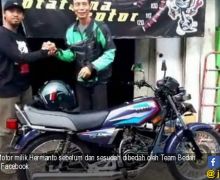 Sungguh Mulia! Komunitas RX King Bedah Motor Driver Go-Jek - JPNN.com