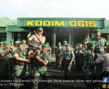 Polres Kuningan-Kodim 0615 Gelar Apel Gabungan Nataru - JPNN.com