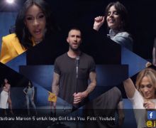 Maroon 5 Dikelilingi 26 Wanita Hebat di Video Girl Like You - JPNN.com