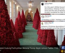 Dekorasi Natal Nyonya Trump Disebut Menakutkan - JPNN.com