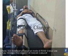 Kecelakaan di Cianjur, Yuki Pas Band Patah Kaki - JPNN.com