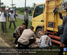 Perempuan Hamil Dua Bulan di Palembang Tewas Ditabrak Truk - JPNN.com
