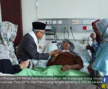 Kiai Ma’ruf Amin Doakan Ketum SPS Alwi Hamu Segera Sembuh - JPNN.com
