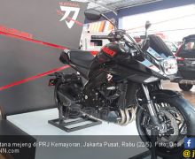 Suzuki Katana, Motor Perang Jepang Mendarat di Jakarta Saat Demo 22 Mei - JPNN.com