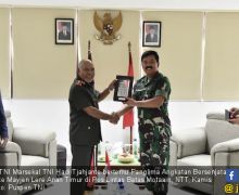 Komentar Panglima TNI Usai Bertemu Pangab Timor Leste di Pos Lintas Batas Motaain NTT - JPNN.com