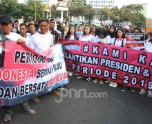 Gelar Aksi di Patung Kuda, Harapkan 01 & 02 Menyatu saat Pelantikan Jokowi - JPNN.com