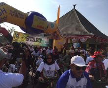 Ribuan Peserta Gowes Nusantara 2019 Semangat Bersepeda di Pringsewu - JPNN.com