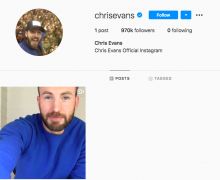 Si Tampan, Chris Evans Akhirnya Punya Akun di Instagram - JPNN.com