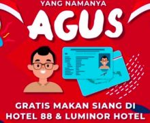 Kabar Gembira untuk yang Bernama Agus, Silakan Makan Gratis di Hotel Ini, Catat Tanggalnya! - JPNN.com