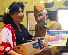 Berbagi Susu Untuk Lansia, Anne Avantie: Usia Boleh Senior, Tetapi Harus Terus Berkarya - JPNN.com