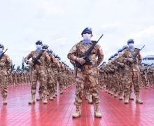 Lihat Nih, 1.090 Prajurit TNI Bersenjata Lengkap Siap Diberangkatkan, Semoga Berhasil - JPNN.com