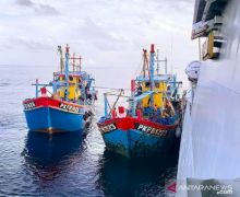 Mencuri Ikan di Perairan Riau, Kapal Nelayan Berbendera Malaysia Ditangkap - JPNN.com