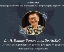 Berita Duka, Dokter Tommy Sunartomo Meninggal Akibat Covid-19 - JPNN.com