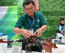 Kemendikbudristek Hadirkan Drone Pendeteksi Penyakit Tanaman Padi di HEPCON 2024 - JPNN.com