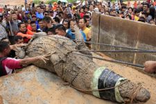 Telan Bocah Enam Tahun, Buaya Ini Ditembak Polisi - JPNN.com