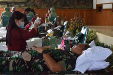 Korem 174/ATW Merauke Sumbangkan 124 Kantong Darah, Dokter Gita Nur Azisah Bilang Begini - JPNN.com