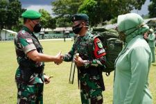 Mayjen Teguh Sambut Prajurit TNI yang Kembali dari Medan Tugas, Begini Pesannya  - JPNN.com