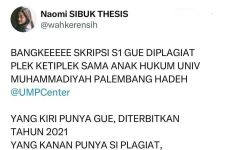 Viral! Mahasiswa UMP Diduga Memplagiat Skripsi, Kampus Bentuk Tim Advokasi - JPNN.com