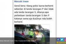 Pertanyakan Definisi Parkir dan Berhenti Usai Ditilang, Netizens Diciduk Polisi - JPNN.com