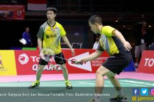 Kesal, Kevin Sanjaya Tantang Service Judge Main Badminton - JPNN.com