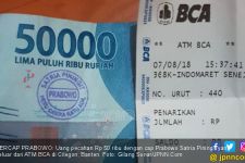 Duit Berstempel Prabowo Satria Piningit Muncul dari ATM BCA - JPNN.com