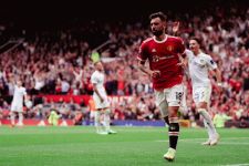 Respons Bruno Fernandes Soal Hattrick ke Gawang Leeds United - JPNN.com