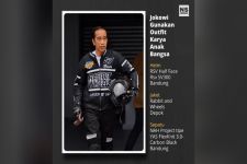 Outfit Jokowi saat Jajal Sirkuit Mandalika Diburu Penggemar, Sebegini Harganya - JPNN.com Bali