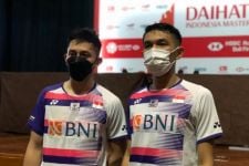 Fajar/Rian Mengaku Pantas Kalah, Ungkap Rahasia Bagas/Fikri Main Apik di Bali - JPNN.com Bali