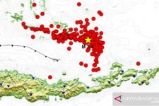 BMKG Catat 267 Kali Gempa Susulan di Laut Flores NTT, Lihat Titik Merah Ini - JPNN.com Bali