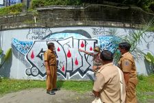 Mural di Tukad Badung Dirusak Aksi Vandalisme, Sekkot Denpasar Minta Pol PP Tangkap Pelaku - JPNN.com Bali