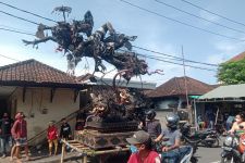 Begini Suasana Jelang Pawai Ogoh-ogoh Malam Pengerupukan di Bali, Perdana Sejak Pandemi - JPNN.com Bali