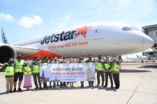 Jetstar Airways Rute Melbourne – Denpasar Mendarat di Bali, Angkut Ratusan Turis Asing - JPNN.com Bali