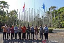 Bendera Indonesia & PBB Berkibar di Ajang GPDRR 2022, Simak Pesan Letjen TNI Suharyanto - JPNN.com Bali