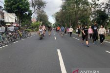 Semeton Denpasar Semringah, Car Free Day Perdana di Renon Meriah - JPNN.com Bali
